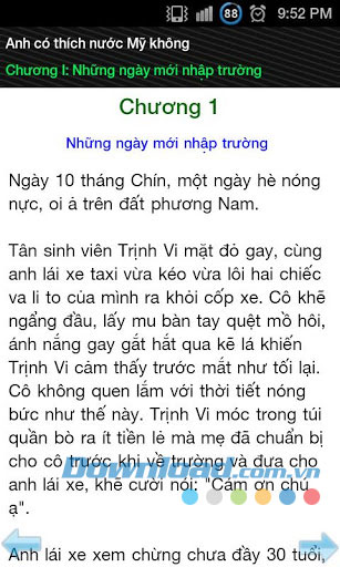 Anh có thích nước Mỹ không?