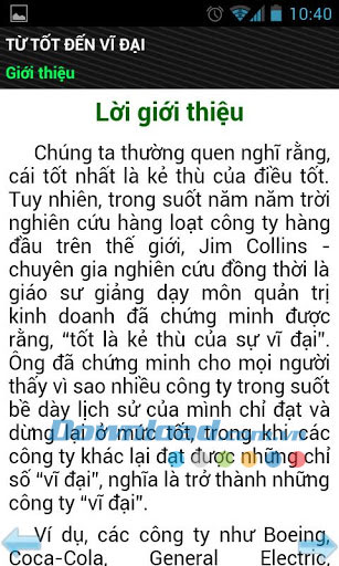 Từ tốt đến vĩ đại