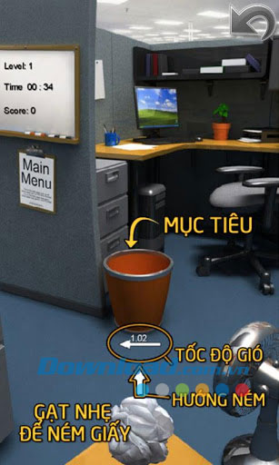 Ném giấy