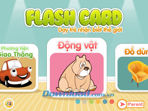 Flash Card: Bé nhận biết thế giới