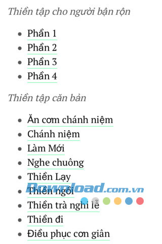 Thiền tập cho người bận rộn