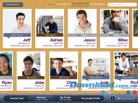 eHarmony for iPad