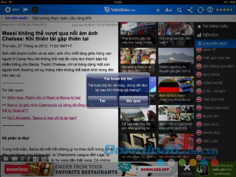 Bao Viet Nam HD for iPad