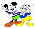Chuột Mickey và vịt Donald