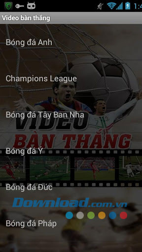 Video bàn thắng