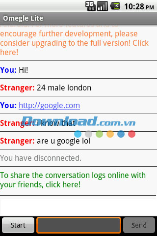 Omegle Chat App