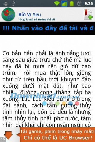 Bởi vì yêu