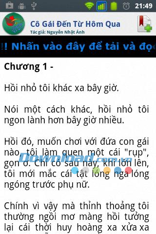 Cô gái đến từ hôm qua