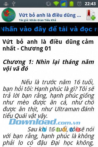 Vứt bỏ anh là điều dũng cảm