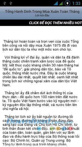 Tổng hành dinh trong mùa xuân toàn thắng