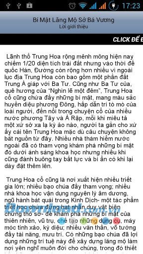 Bí mật lăng mộ Sở Bá Vương