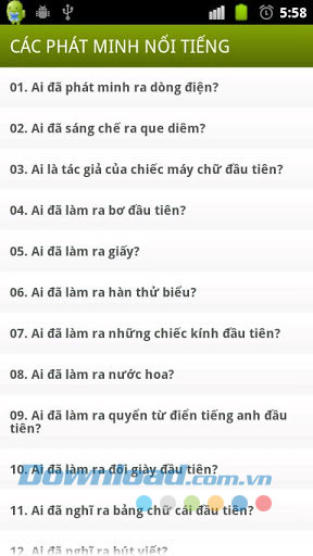 Tác giả những phát minh của TG