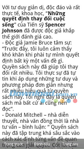 Quyết định thay đổi cuộc đời