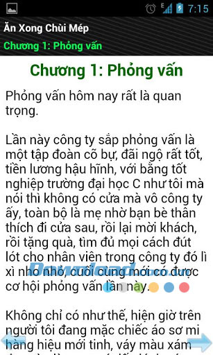 Ăn xong chùi mép